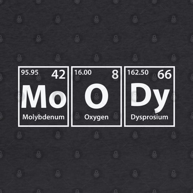 Moody (Mo-O-Dy) Periodic Elements Spelling by cerebrands